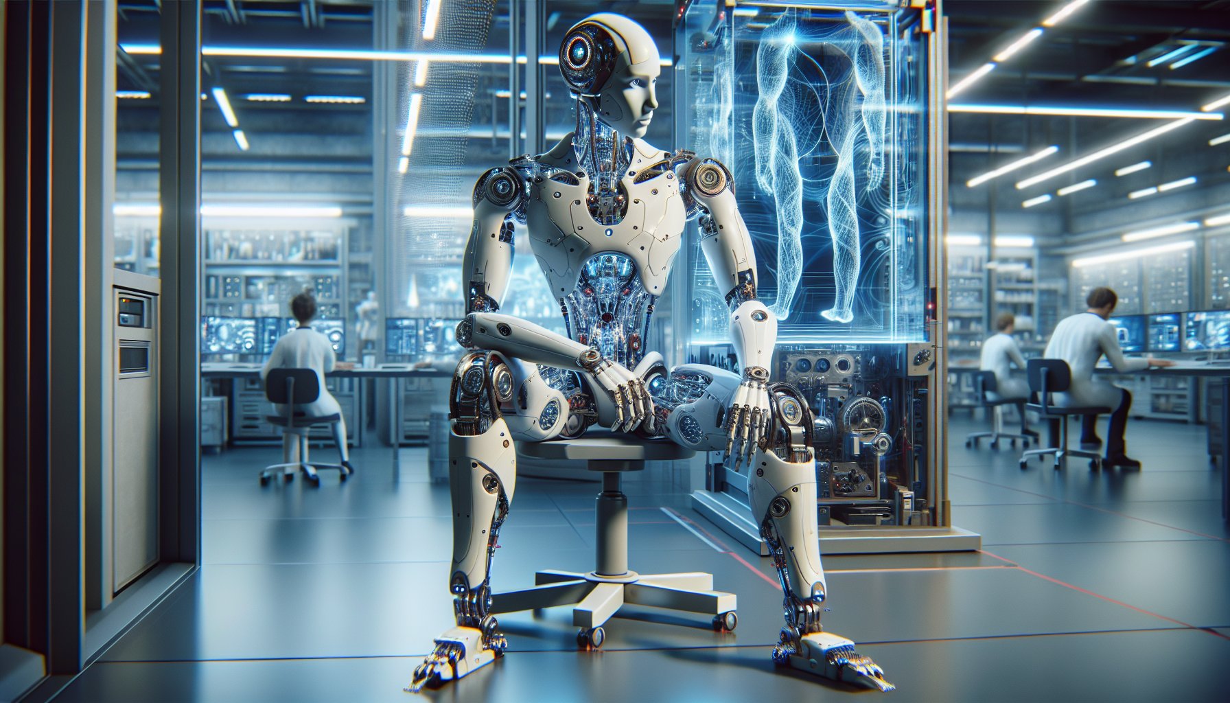 A humanoid robot sprints past the human half-marathon world record in Beijing race